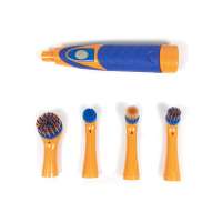 4 in1 Electric Sonic Scrubber Cleaning Brush Household Brush for Bathroom Kitchen