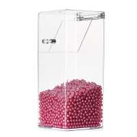 Machine Mould Injection Acrylic Makeup Brush Holder Solution with Free Pearls