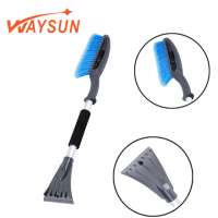 2020 Best Sale Aluminum Pole Soft Bristle Comfortable Cleaning With Ice Scraper And Ttiangle Extendable Handle Snow Car Brush